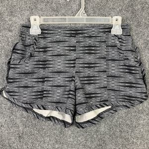 Athleta Running Shorts Women S Gray Black Pockets